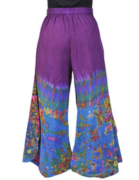 Cotton Full Embroidery Tie Dye Palazoo Pants
