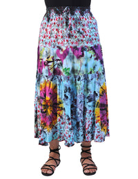 Rayon Printed Long Skirt