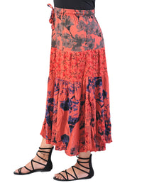 Rayon Printed Long Skirt