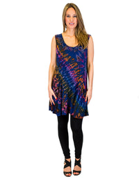 Sleeveless Viscose Spandex Tunic Dress