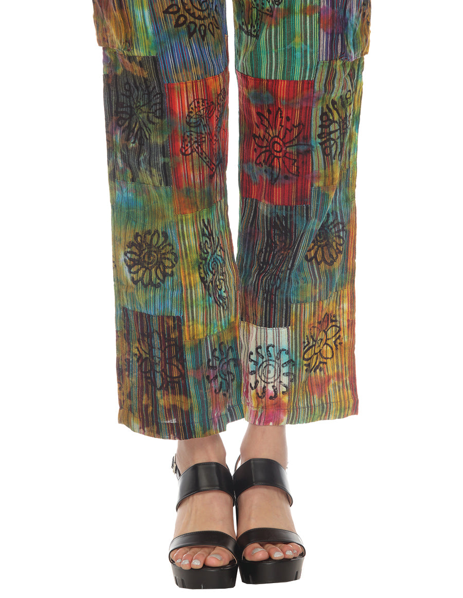 Tie Dye Patch Women's Trouser