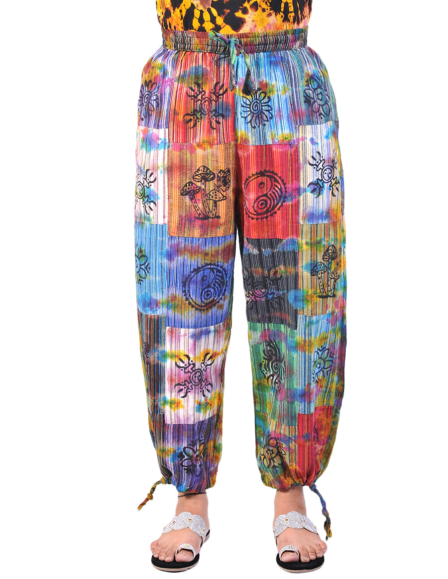 Patch 3/4 Tie Dye Women's Trouser