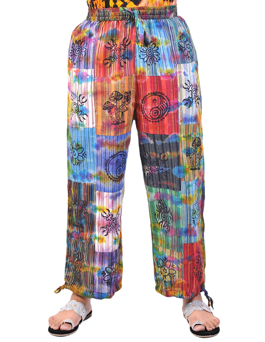 Patch 3/4 Tie Dye Women's Trouser