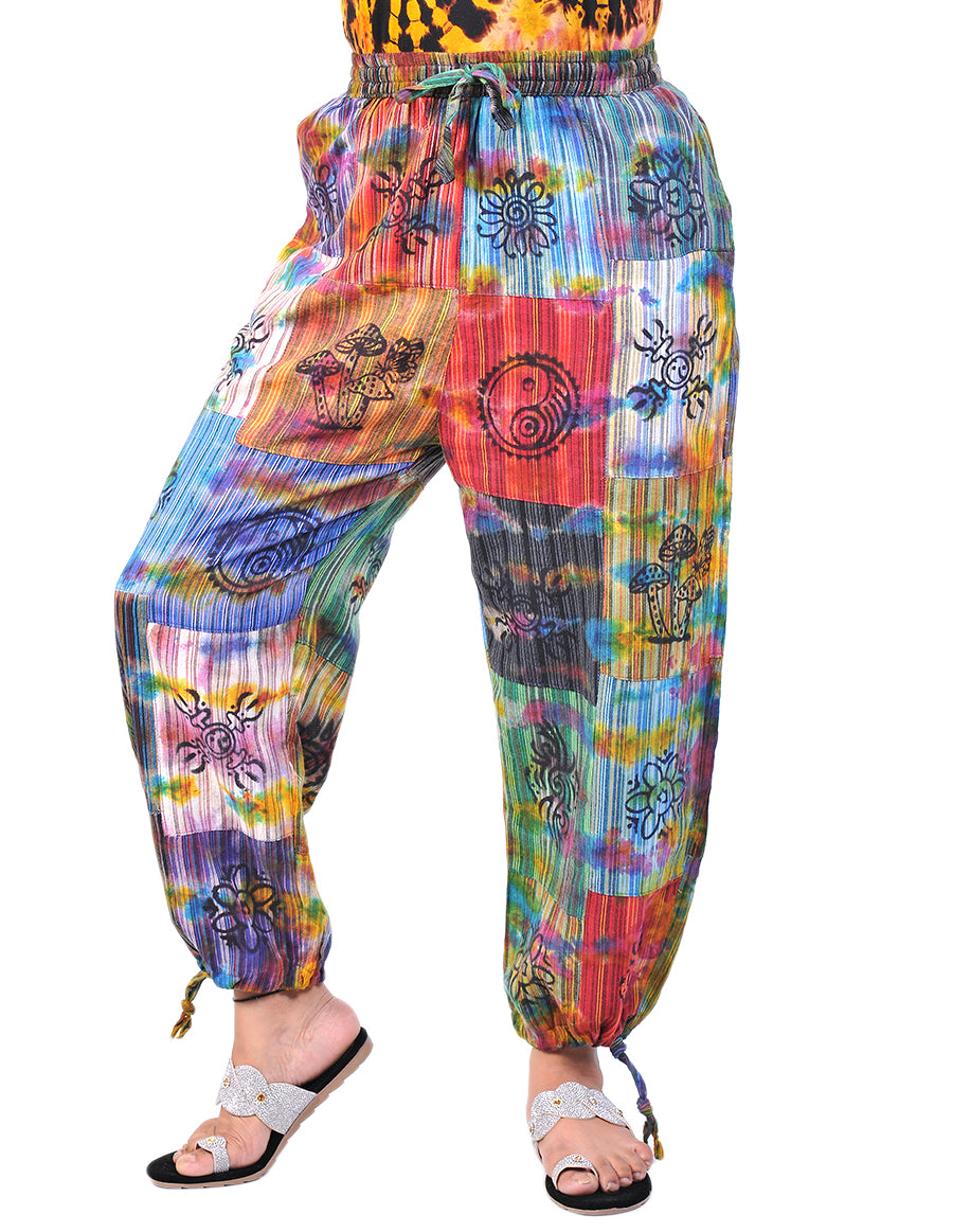 Patch 3/4 Tie Dye Women's Trouser