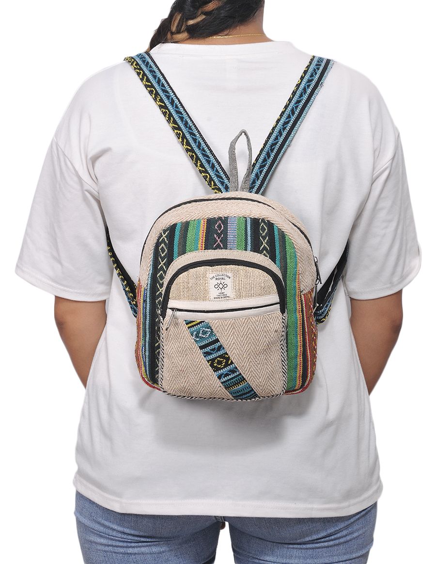 Hemp & Cotton Mini Back Pack