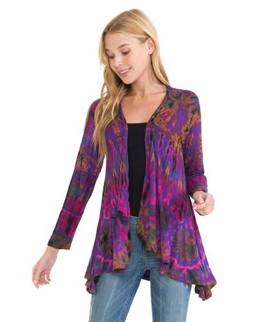 Full Tie-Dye Cardigan