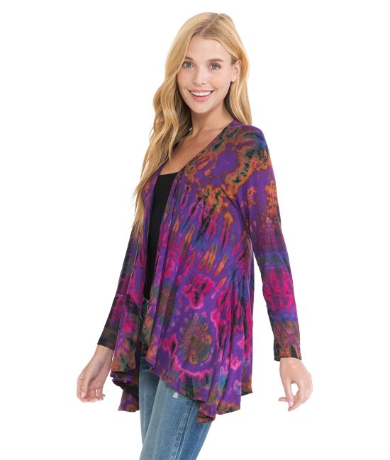 Full Tie-Dye Cardigan