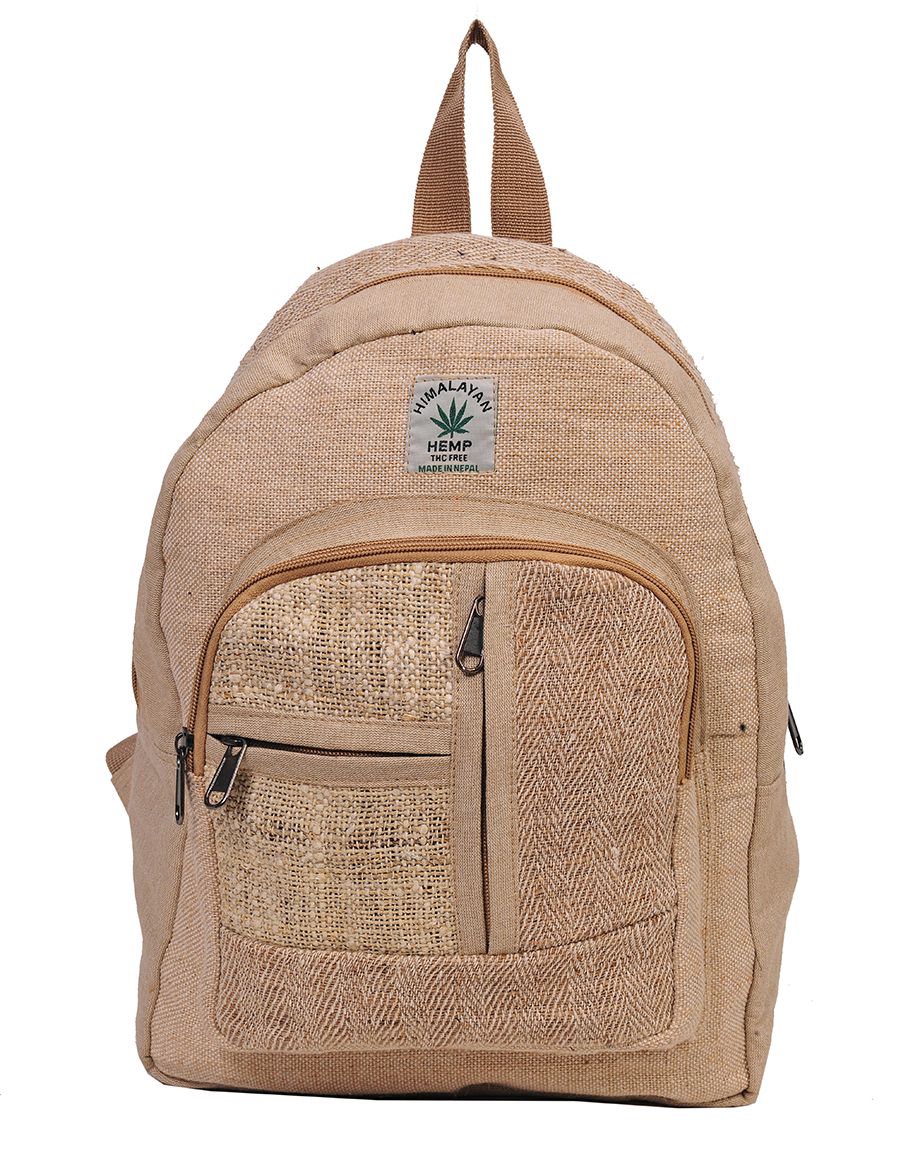 Natural Hemp and Cotton Backpack