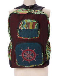 Mandala Applique Tribal Backpack