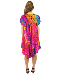 Uma Tie Dye Umbrella Dress