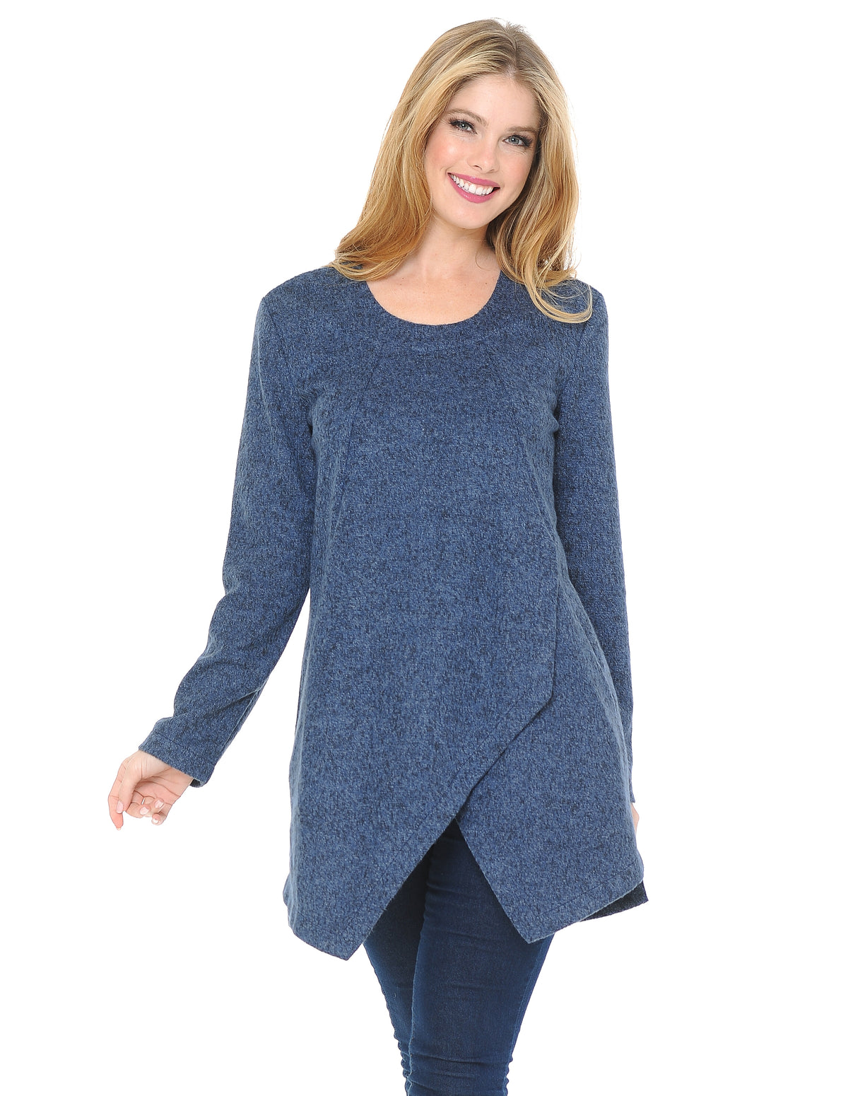 Palila Blue Scoop Neck Tunic