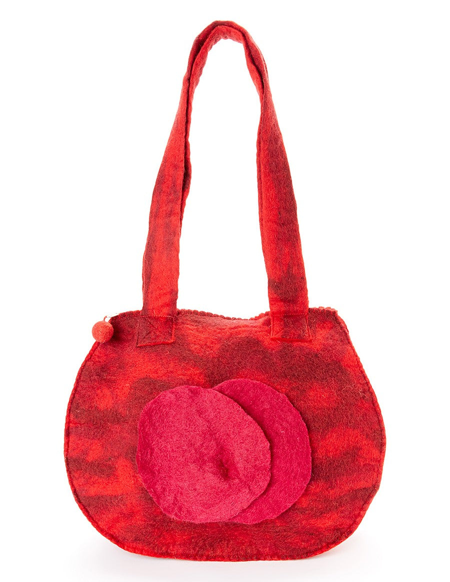 Felt Flower Tote