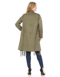 Palila Shawl Collar Cutout Coat