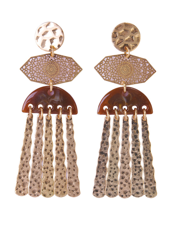 Sophie Resin Drop Post Earrings