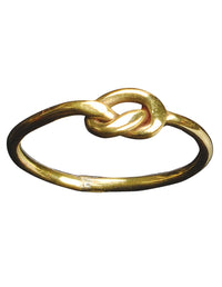 Thin Knot Metal Ring