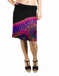 Tie Dye Straight Skirt