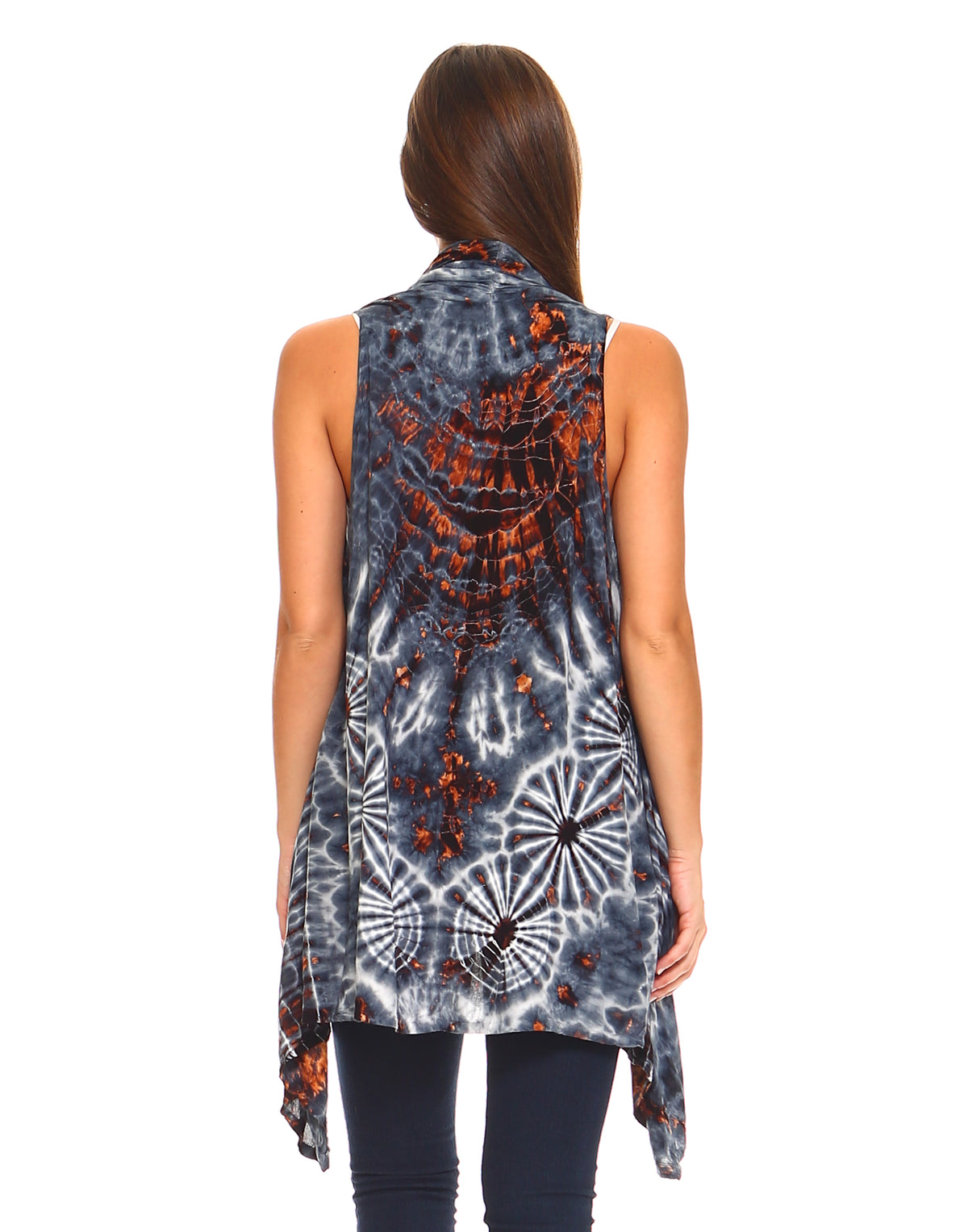 Tie Dye Rayon Vest