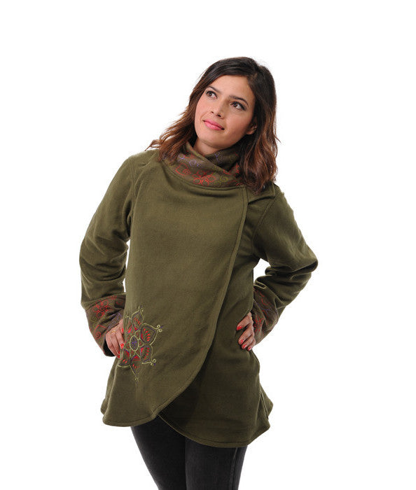 Mandala Fleece Jacket