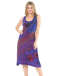 Mudmee Sleeveless Tie Dye Dress