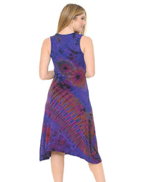 Mudmee Sleeveless Tie Dye Dress