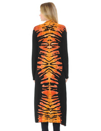 Sun Flames Tie Dye Duster