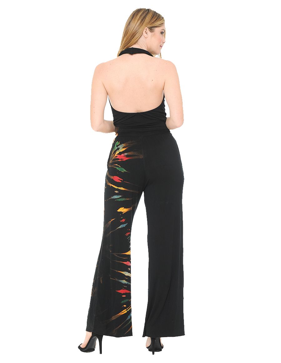 Halter  Top Tie Dye Jumpsuit