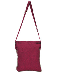 Cotton and Hemp Flap Messenger Bag